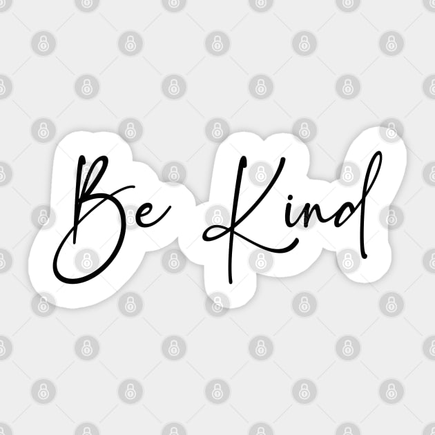 Be Kind Sticker by Studio Red Koala